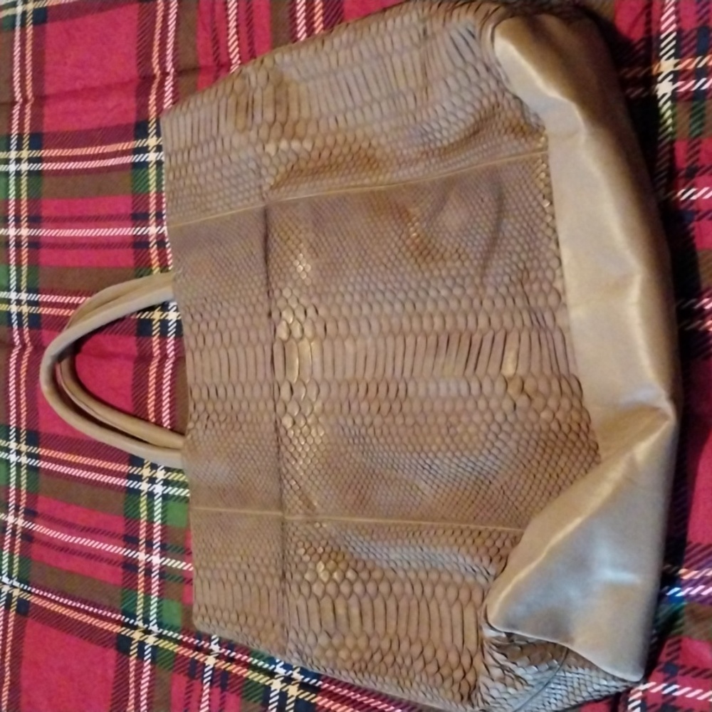 Camille Zarsky leather tote bag.